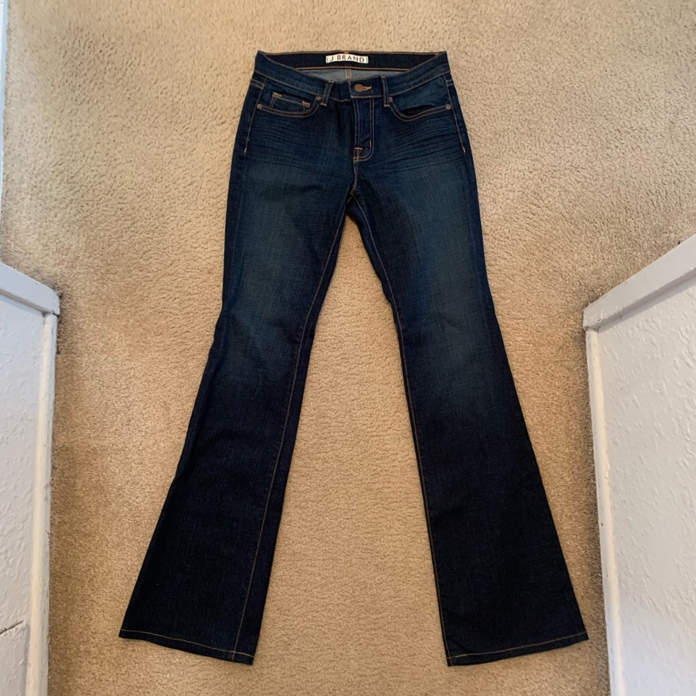 J Brand, size 26, boot leg jeans, like new!